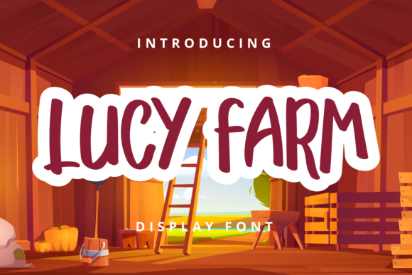 Lucy Farm: A Quirky Display Font for Modern Design