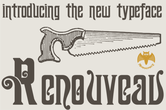 Renouveau: The Vintage Display Font for Modern Branding