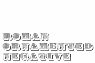 Roman Ornamented: A Bold Font for Impactful Design
