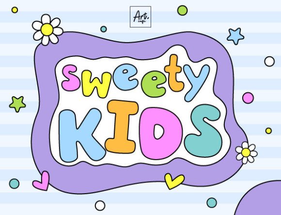 Sweety Kids: The Playful Display Font for Kid-Centric Designs